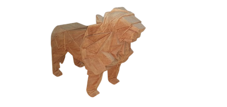 Hand sculped Lion